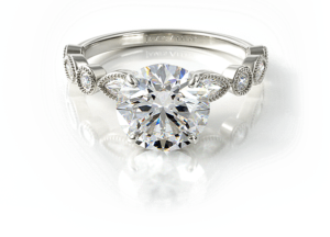 Side Stone  Engagement Ring